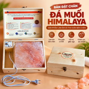 Hộp Đá Muối Himalaya Massage Chân