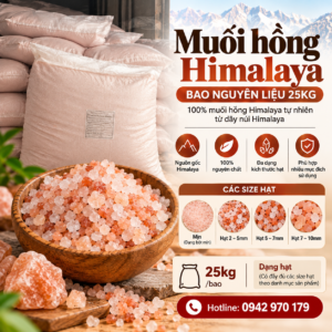 Muối hồng Himalaya bao 25kg