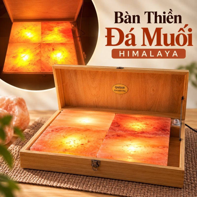 bàn thiền đá muối nhập khẩu Pakistan