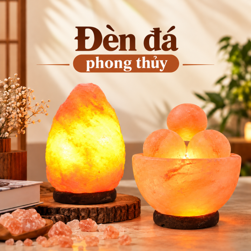 Đèn đá phong thủy himalaya
